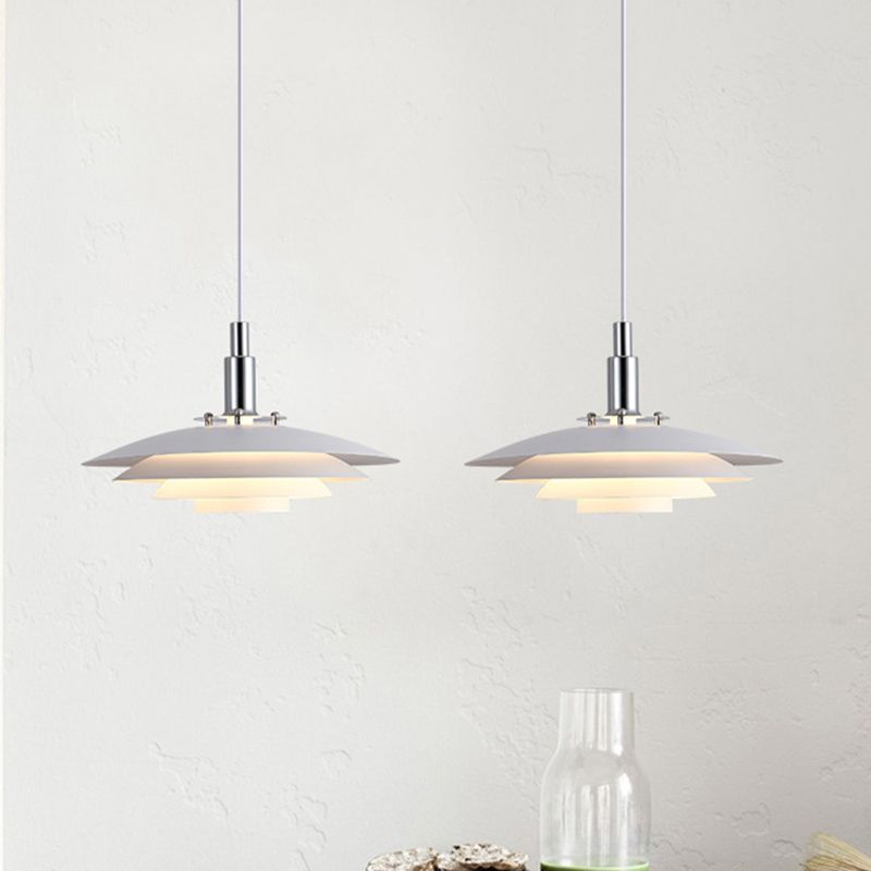 Nylo Suspension Bol Monerne. Métal . Blanc/Noir. Chambre - Neutralighting