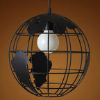 Silva Suspension Sphère/Multi Moderne, Métal, Noir/Blanc, Salon - Neutralighting
