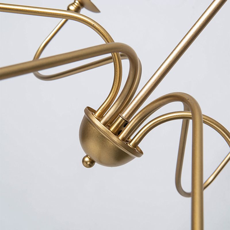 Silva Grande Luminaires Suspensions Vintage LED Métal Noir/Doré Salon - Neutralighting