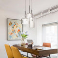 Kristy Design LED Suspension Clair Verre/Métal Chambre à coucher - Neutralighting