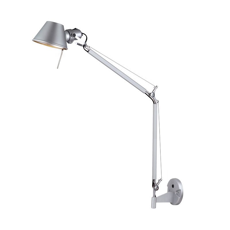 Epoch Applique Murale Réglable Industrielle, Argent, Bureau - Neutralighting