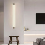 Yova Applique Murale Linéaire Simple. Métal/Acrylique. Blanc. Salle de Bain - Neutralighting