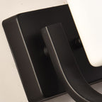 Tiffany Applique Murale Miroir Cylindrique Moderne, Verre/Métal, Noir/Chromé, Salon - Neutralighting