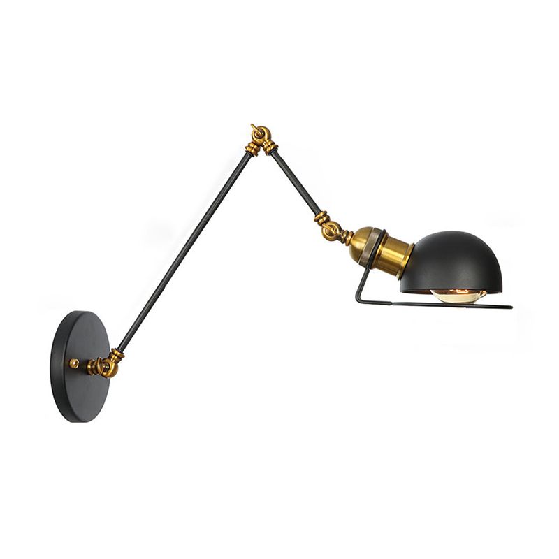 Epoch Applique Murale Orientable Nordique, Métal, Noir/Doré - Neutralighting