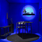 Arisha Suspension Cylindre Moderne, Pierre, Noir, Chambre - Neutralighting