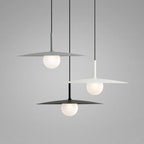 Arisha Suspension Dôme Moderne, Métal /Verre, Noir/Blanc/Grise, Chambre - Neutralighting