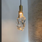 Kristy Suspension Irrégulier Géométrique, Métal/Cristal, Transparent, Chambre - Neutralighting