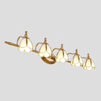Ray Applique Murale Fleur Vintage, Métal/Verre, Jaune/Blanc - Neutralighting