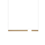 Ray Moderne LED Suspension Or Blanc Métal Verre Salon Salle à manger - Neutralighting