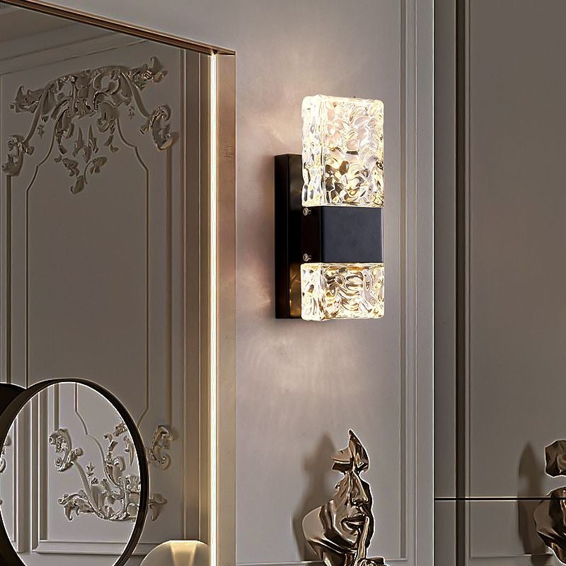Arisha Modern Rectangular Metal Wall Lamp, Gold - Neutralighting