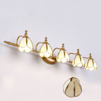 Ray Applique Murale Fleur Vintage, Métal/Verre, Jaune/Blanc - Neutralighting