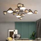 Arisha Design LED Plafonnier Métal/Verre Salon/Chambre à Coucher - Neutralighting