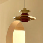 Valentina Suspension Bol Moderne, Métal, Blanc/Bois/Marron, Salon - Neutralighting