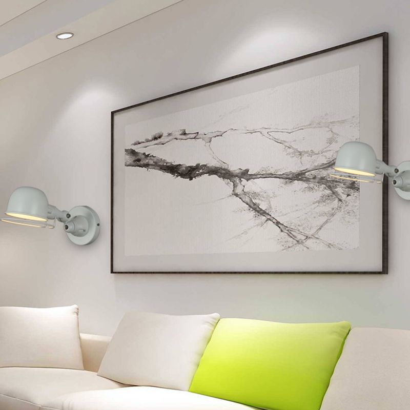 Epoch Applique Murale Réglable Minimaliste, Métal, Noir/Blanc, Salon - Neutralighting