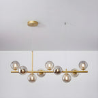 Lustra Chandelier Globe en Verre Doré - Neutralighting