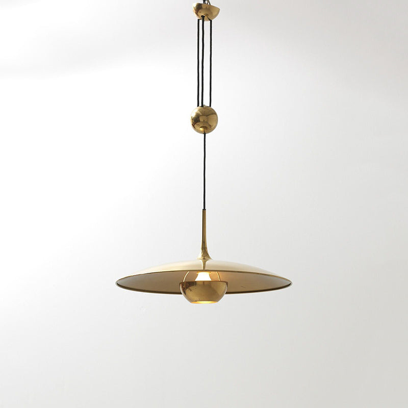 Pyra Suspension Linéaire Dorée Réglable En Hauteur. Métal - Neutralighting