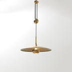 Pyra Suspension Linéaire Dorée Réglable En Hauteur. Métal - Neutralighting