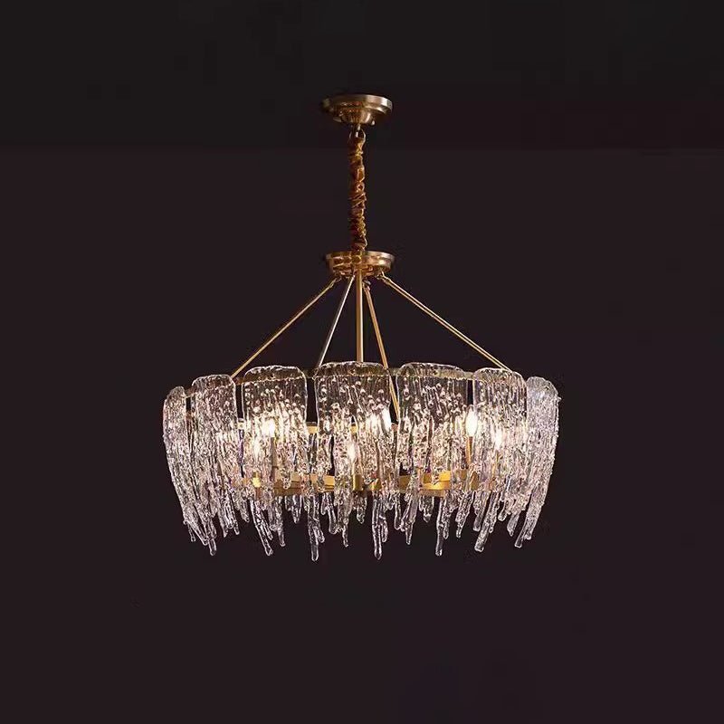 Cathaa Postmoderne Luxe Verre Crystal Lustre - Neutralighting