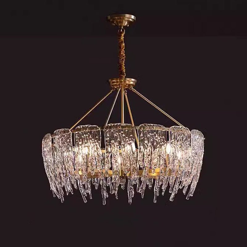 Cathaa Postmoderne Luxe Verre Crystal Lustre - Neutralighting