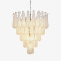 Aurora Lustre Transparent Murano Verre Goutte Rosée Superposé - Neutralighting