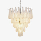 Aurora Lustre Transparent Murano Verre Goutte Rosée Superposé - Neutralighting