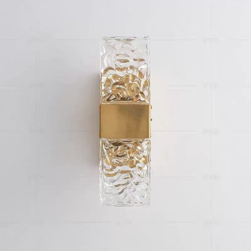 Arisha Modern Rectangular Metal Wall Lamp, Gold - Neutralighting