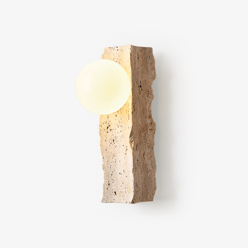 Elnoren Applique Murale Organique en Travertin - Neutralighting