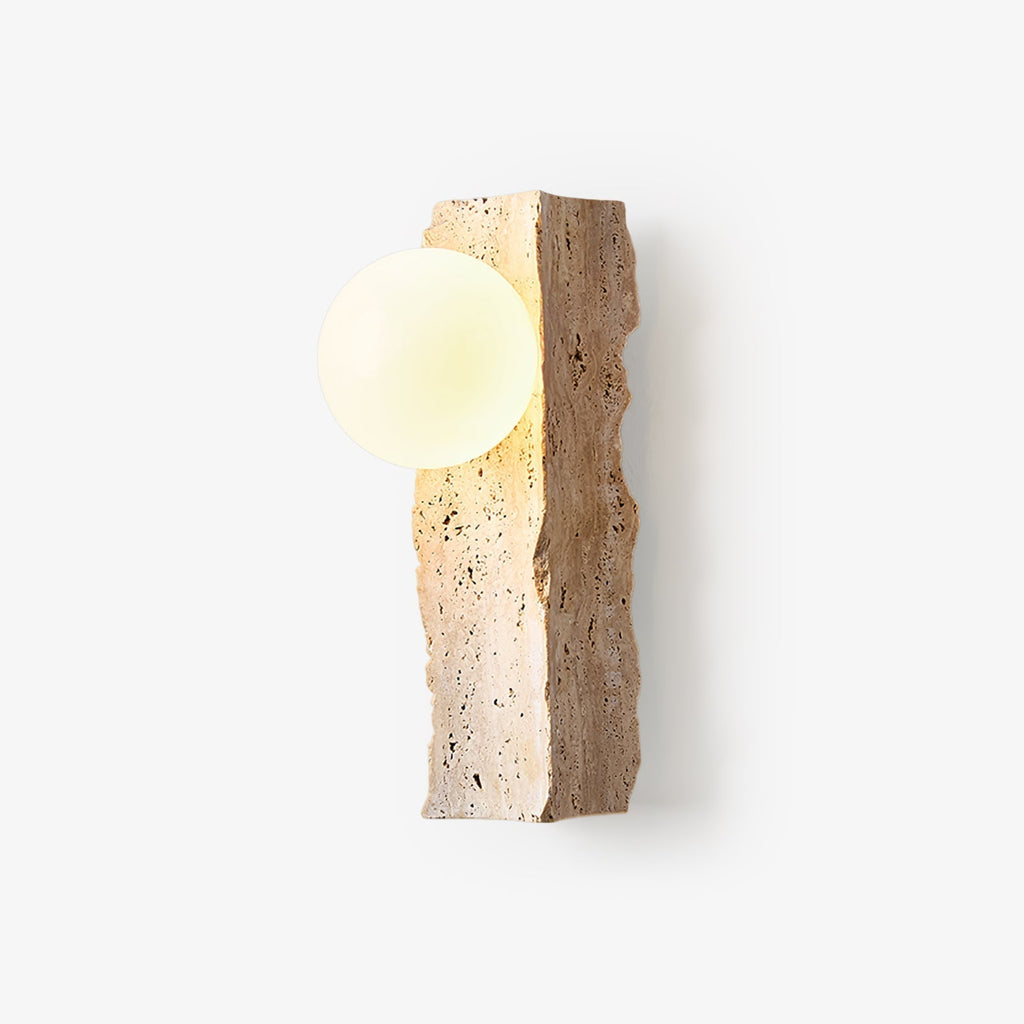Elnoren Applique Murale Organique en Travertin - Neutralighting