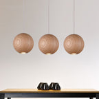 Muto Ball Cluster LED Suspension Bois Salon Chambre à coucher - Neutralighting