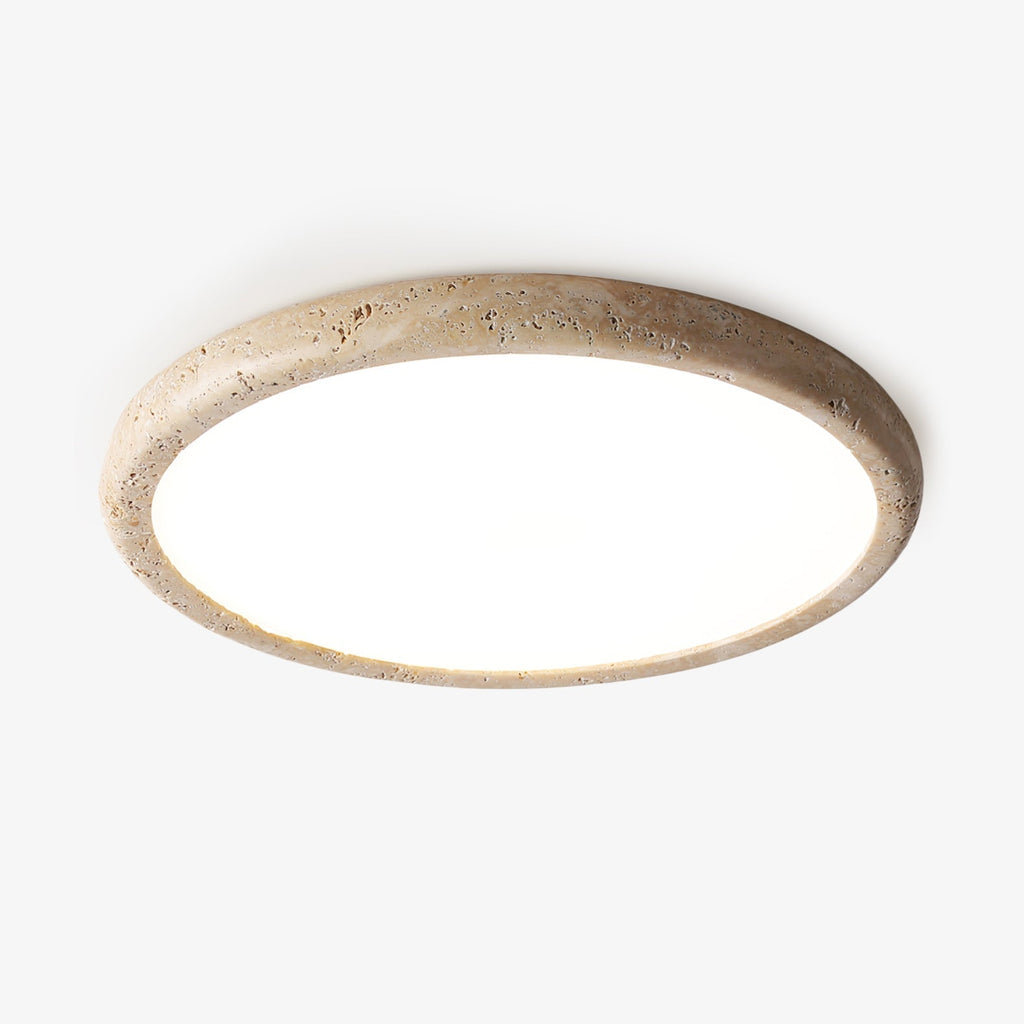 Aurrina Plafonnier Cadre Anneau en Travertin - Neutralighting