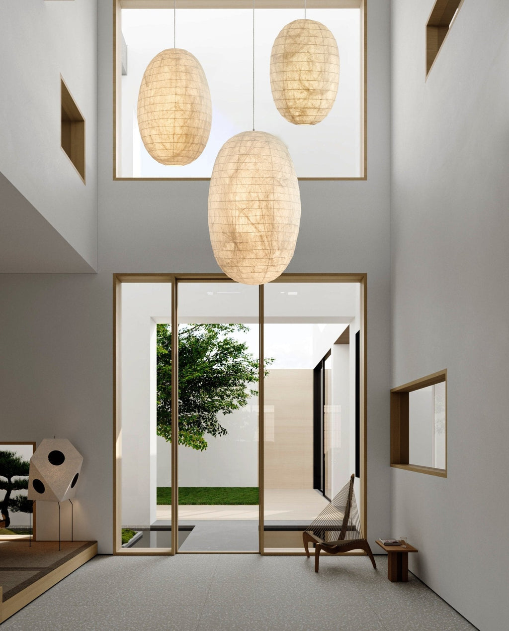 Oldoryra Lampe Pendante en Soie Rétro - Neutralighting