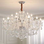Silva Français Cristal Métal Lustre Salon Salle à Manger - Neutralighting