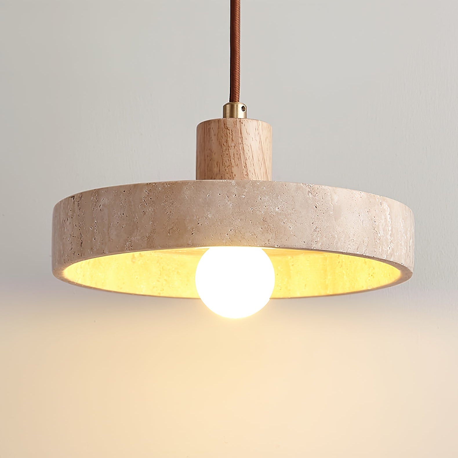 Evvynor Travertin Pendentif Lumière - Neutralighting