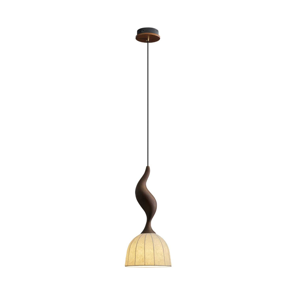 Colire Créativité Tordu Bois Suspension Lumière - Neutralighting