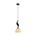Colire Créativité Tordu Bois Suspension Lumière - Neutralighting