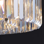 Kristy Design LED Luminaire Lustre Moderne Cristal Doré Salon - Neutralighting