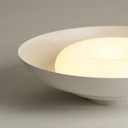 Arisha Plafonnier Chapeau Noridique, Métal/Acrylique, Blanc, Salon - Neutralighting