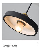 Miran Luminaires Suspension Nordique Blanc/Orange/Noir/Gris. Salon - Neutralighting