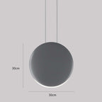 Valentina Suspension Ronde Simple, Métal/Résine, Noir/Vert/Brun/Gris/Blanc, Chambre à Coucher/Bureau - Neutralighting