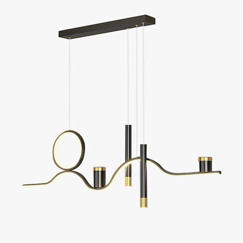 Arisha Haut de Gamme Suspension étoilé Moderne Métal Noir Salon/Salle à manger - Neutralighting