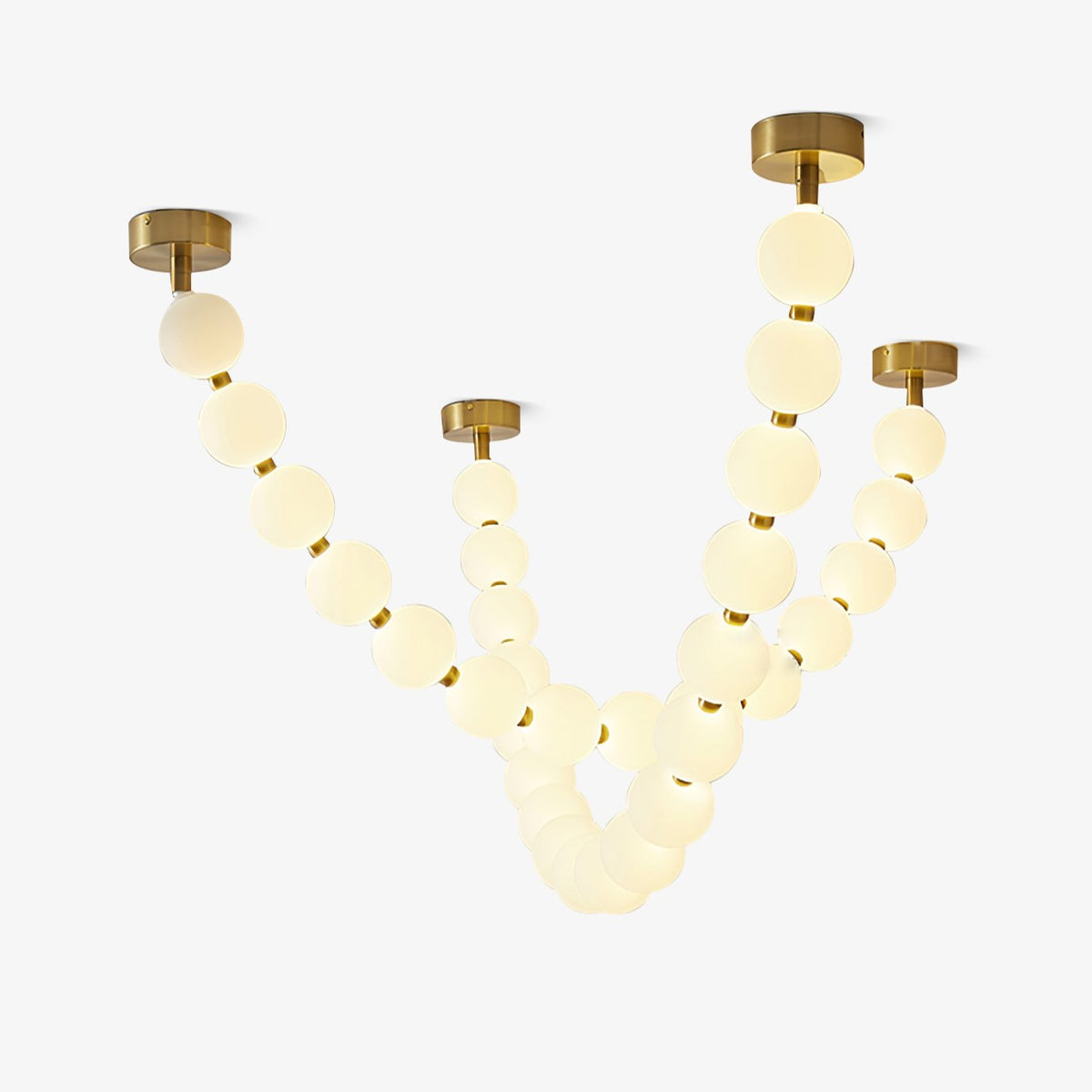 Zalvarin Chandelier Sputnik en Laiton - Neutralighting
