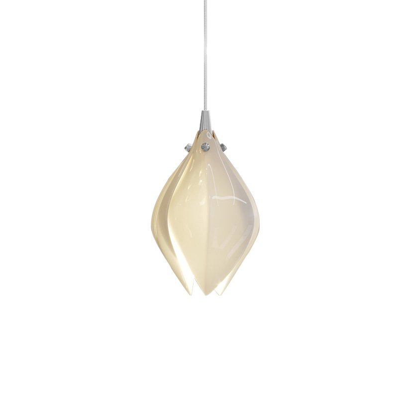 Lustra Suspension Lampe Céramique Florale Blanche - Neutralighting