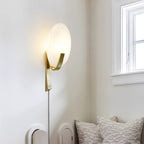 Althea Minimalist Alabaster Wall Lamp - Neutralighting
