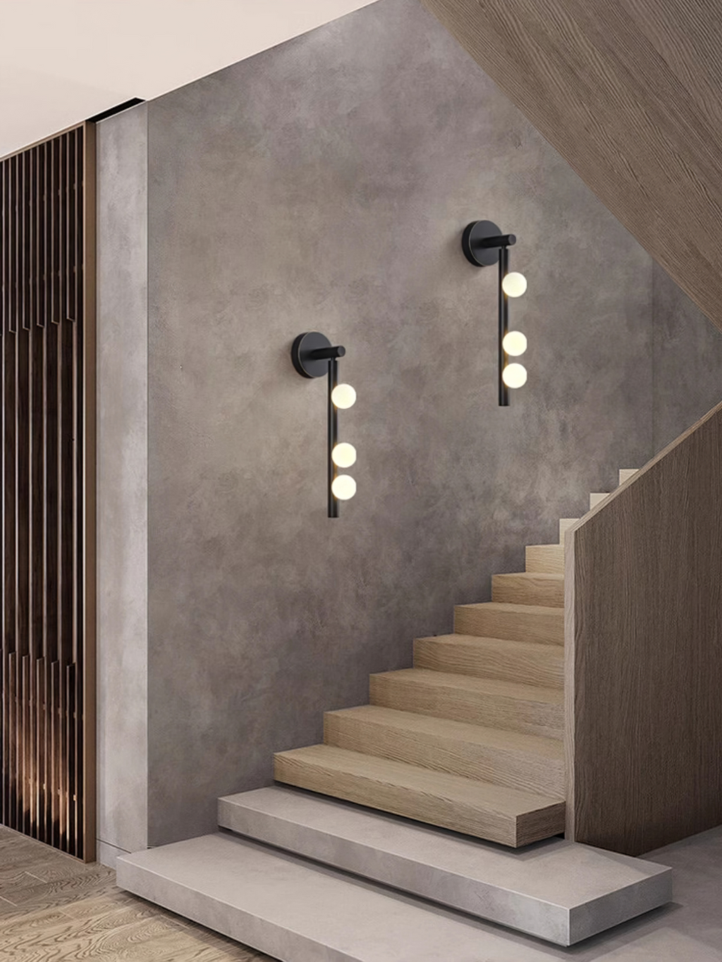 Pamela Tube Plug-in Brass Glass Wall Lamp - Neutralighting