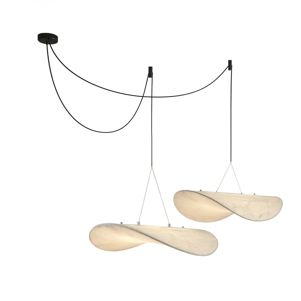 Cuzora Suspension en Soie Nordique Élégante - Neutralighting