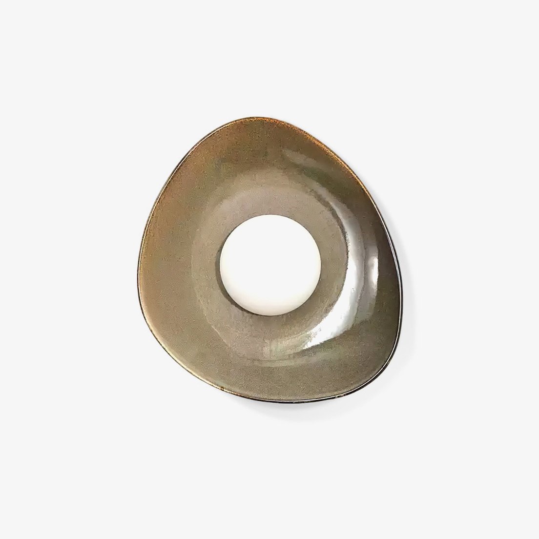 Ertalila Applique Murale Céramique Disque Galet Élégance - Neutralighting