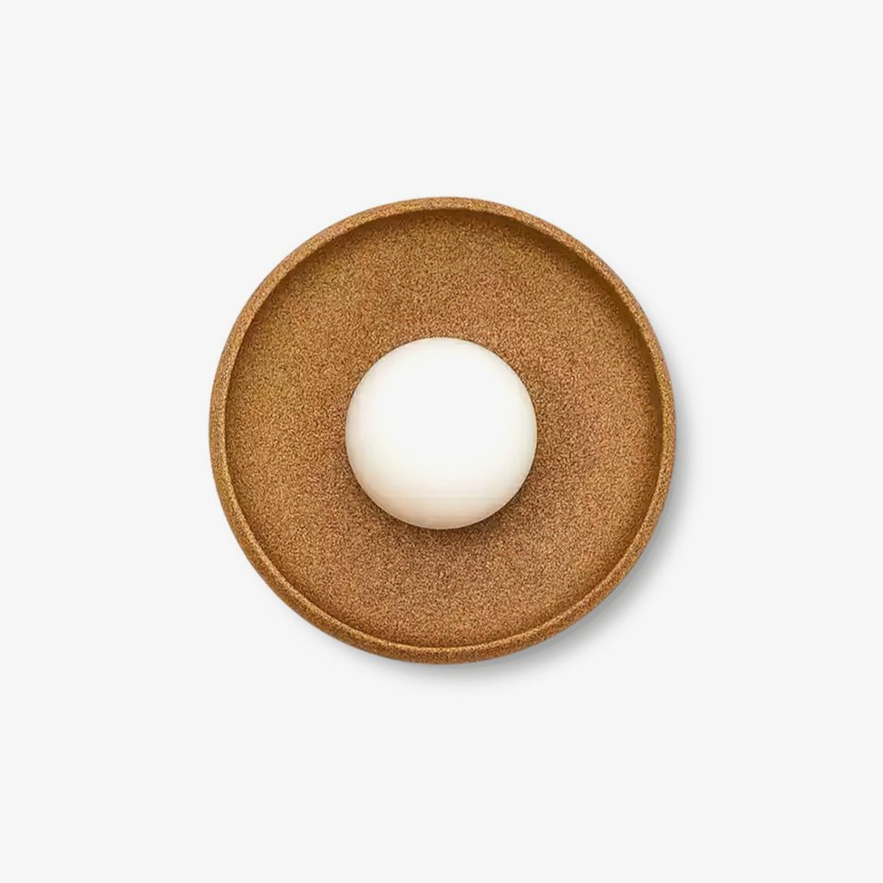 Civarir Applique Murale Ronde en Verre Céramique Minimaliste Moderne - Neutralighting