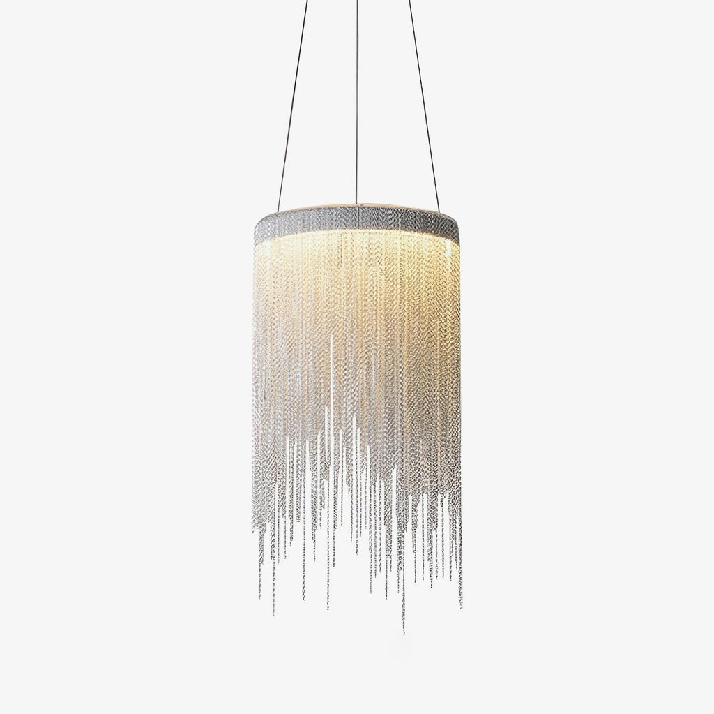 Arsoliel Suspension en Chaîne à Franges de Luxe Postmoderne - Neutralighting
