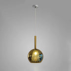 Lustra Suspension en Verre Fumé Rond - Neutralighting