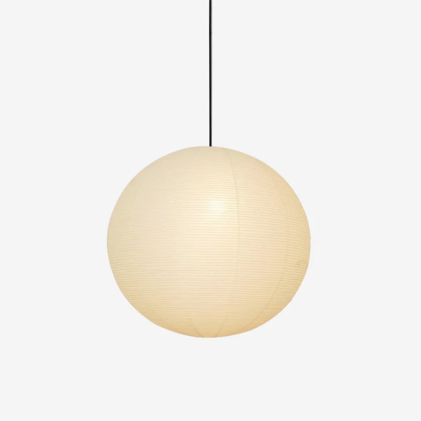Solara Suspension Bambou Papier Washi Ronde - Neutralighting